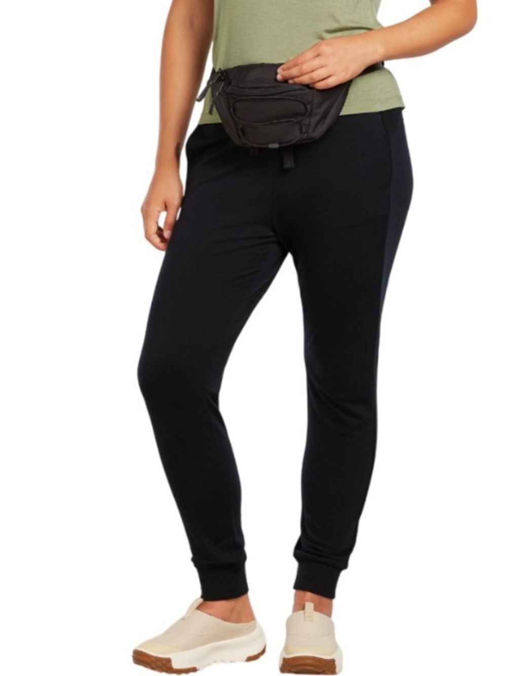 Icebreaker Merino Blend 200 Crush Joggers Black Sz S Like New